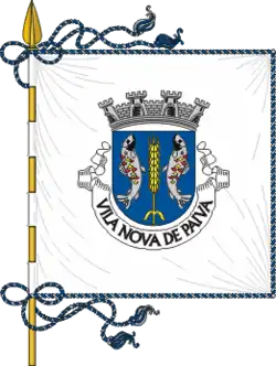 Flagge von Vila Nova de Paiva
