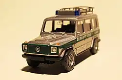 Das Puch-Wappen auf dem Gelände-Wagen betont die Herkunft des Fahrzeuges: Graz,&nbsp;Steiermark