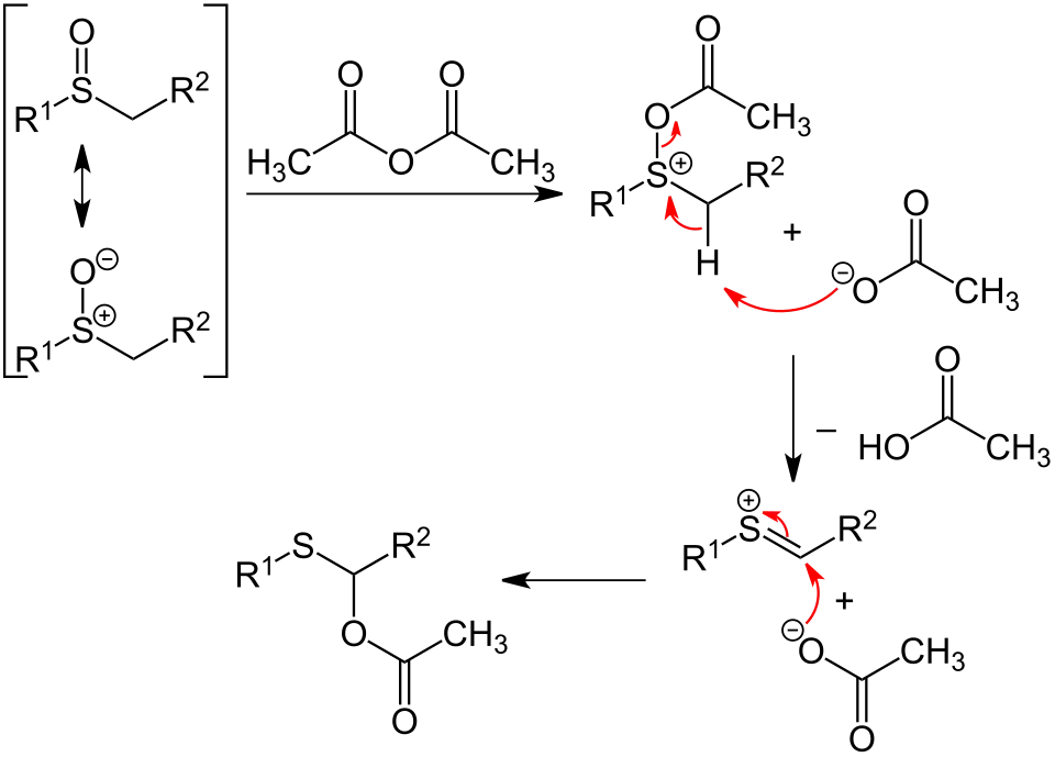 Mechanismus der Pummerer-Umlagerung