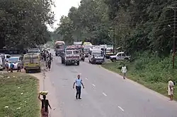 Mahendra Rajmarg bei Pragatinagar