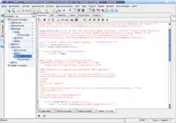 Screenshot von Quanta Plus