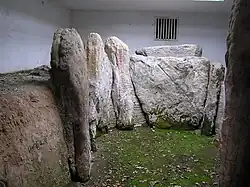 Knockmany – Felsritzung in der Kammer