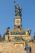 Das Denkmal bei Rüdesheim am Rhein