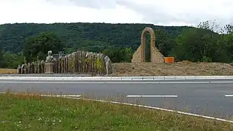 Verkehrskreisel Rheinbrohl (Römerkreisel)