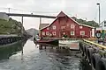 Sjøhus und Kanal