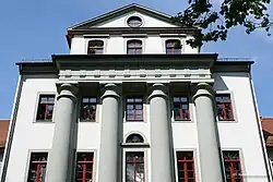 Herrenhaus für die Spinnerei Bernhard (1802; Rückansicht)