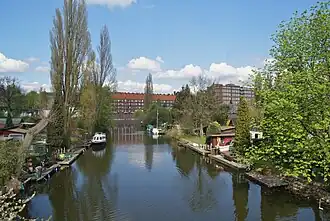 Der Rückerskanal in Hamburg.