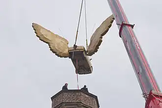 Kurz vor dem Absetzen