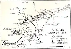 Rückzugskämpfe 1918