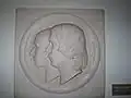 Marmorrelief Robert und Clara Schumanns von Ernst Rietschel (1846)