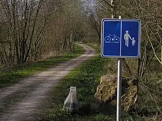 Vennbahn-Radweg bei Ondenval in Belgien
