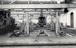 Die Lokrichthalle um 1910