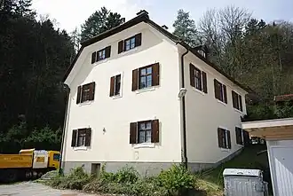 Brunnhaus Fager an der Thumseestraße in Bad Reichenhall