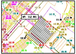 Maßstab 1:500 (nichtlinear)