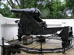 Das 64-Pfund-RML-Geschütz