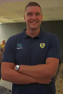 Michel Abt bei der Saisoneröffnung der Rhein-Neckar Löwen 2025