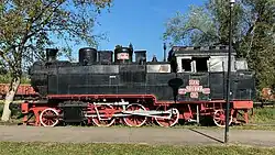 Rumänische Dampflokomotive CFR 131.003 im Dampflok-Freilichtmuseum Reșița