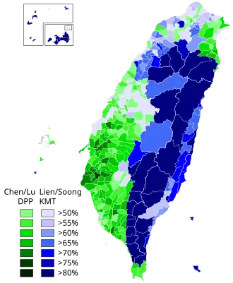 Mehrheiten nach Stadt- und Landgemeinden