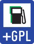 Tankstelle mit Autogas