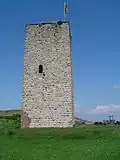 Bergfried mit ehemaligen Eingang in 11&nbsp;Meter Höhe