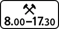 8.5.6 Zeitliche Beschränkung (nur werktags 8:00 bis 17:30 Uhr)