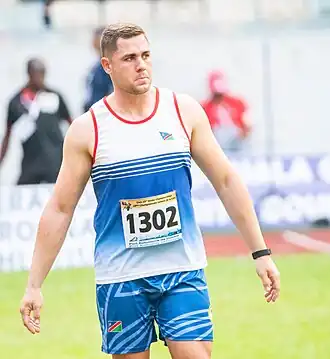 Ryan Williams bei den Afrikameisterschaften 2024 in Douala