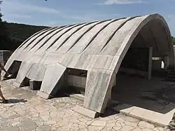 Mausoleum, in dem sich das Wandmosaik befindet