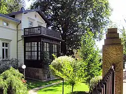 Garten der Villa Eduard-Bilz-Straße 35