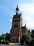 Vorplatz der Lutherkirche Radebeul-Ost