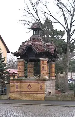 Gartenpavillon in der Pestalozzistraße 5