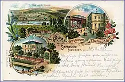 Restaurant „Thalmühle“, Ansichtskarte