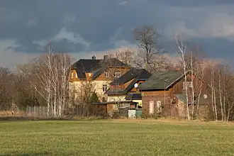 Blick auf den Radiborer Bahnhof (2016)