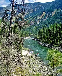 Der Snake River im Snake River Canyon (Wyoming)