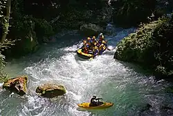 Rafting und Wildwasserpaddeln auf der Nera