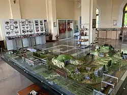 Modell einer armenischen Bahnstrecke