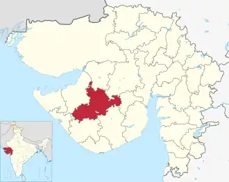 Lagekarte des Distrikts