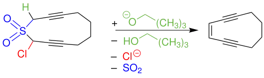 Verwendung der Ramberg-Bäcklund-Reaktion