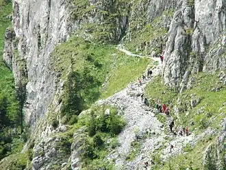 Weg zum Eingangsbereich