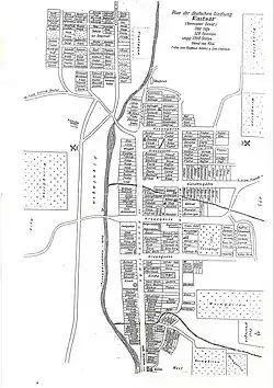 Rastadt Grundriss von 1944