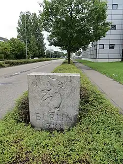 Berliner Meilenstein in Rastatt