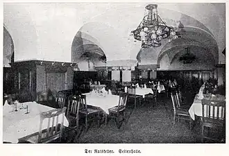 Ratskeller in der Seitenhalle