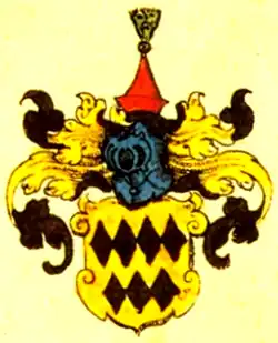 Wappen der Ursprungsfamilie von Rautenberg (Hildesheim)
