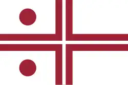 Flagge eines Vize-Admirals