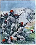 Italienische Askari unterdrückten 1898 die Rebellion des Sultans