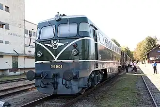 Für die dieselelektrischen ÖBB 2050 lieferte das SGP-Werk Lokomotivfabrik Floridsdorf die Drehgestelle (1958)