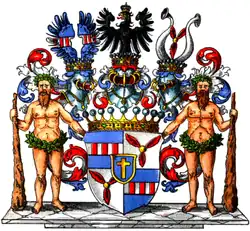 Wappen der Grafen von der Recke von Volmerstein im Schlesischen Wappenbuch