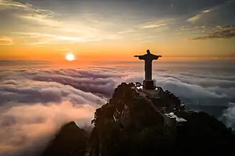 2024: Cristo Redentor über den Wolken, Brasilien