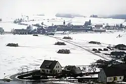 Getarnte schwere Artillerie während der Übung REFORGER 1986