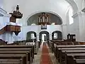 Innenraum der reformierten Kirche