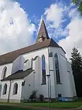 Chorseite der Kirche von Südosten